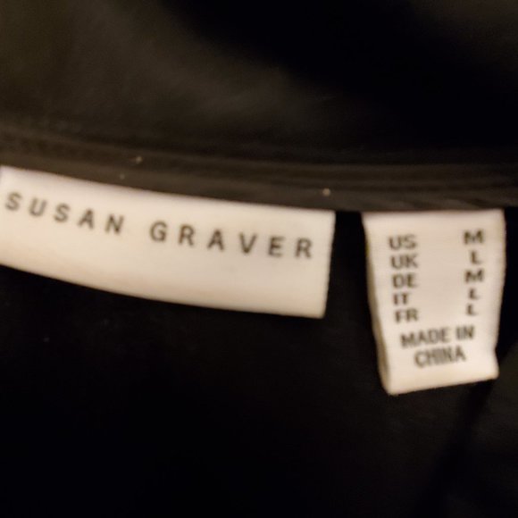 Susan Graver Bomber Jacket - Picture 7 of 8